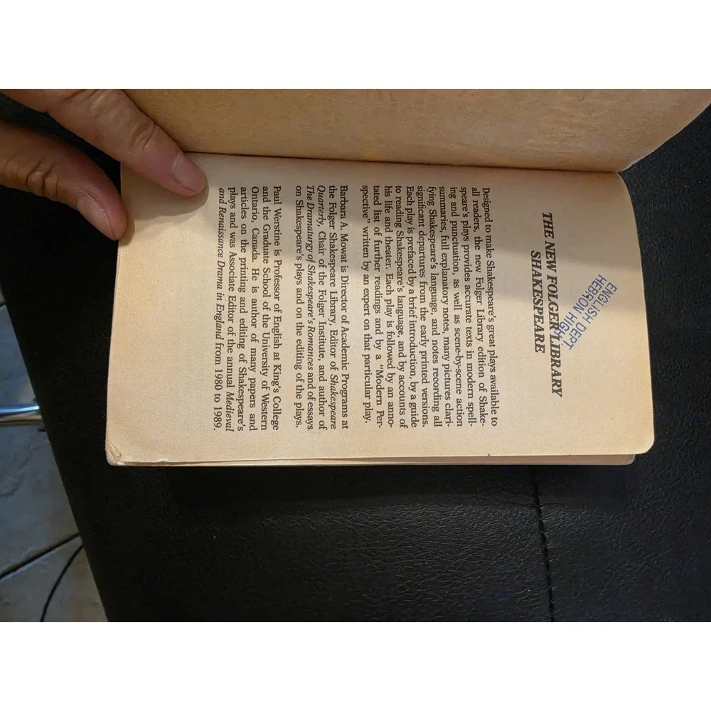 Hamlet by William Shakespeare (1992, Mass Market)
